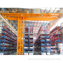 intelligent overhead warehouse stacker